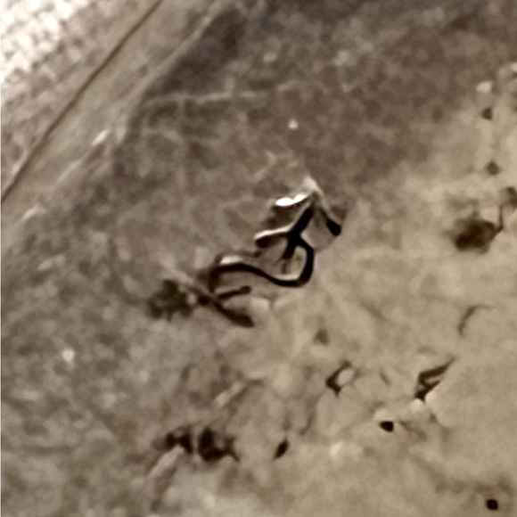 Signed - Sam Lovato, Old Pawn Sterling Silver Onyx clip back Earrings - Picture 5 of 11